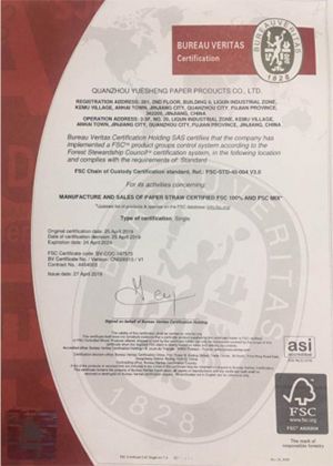 Certificat FSC