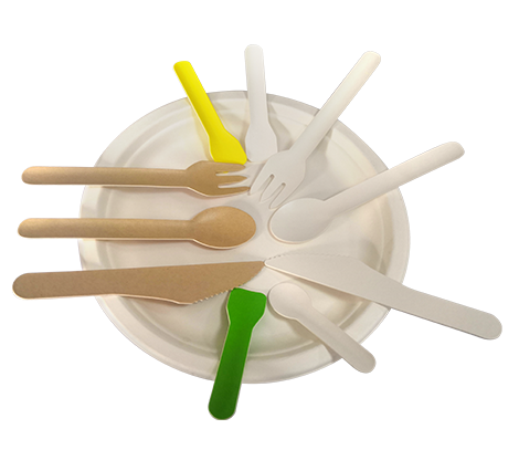 Couverts en carton