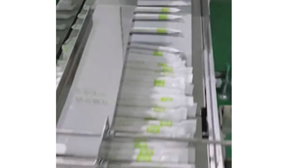 Emballage de pailles en papier