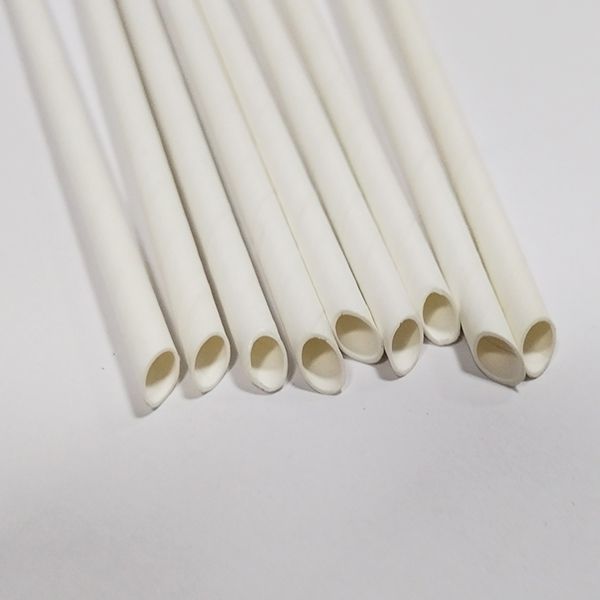 Paille pointue en carton de 5 mm