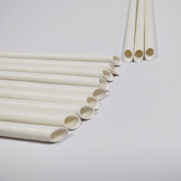 Paille pointue en carton de 6mm
