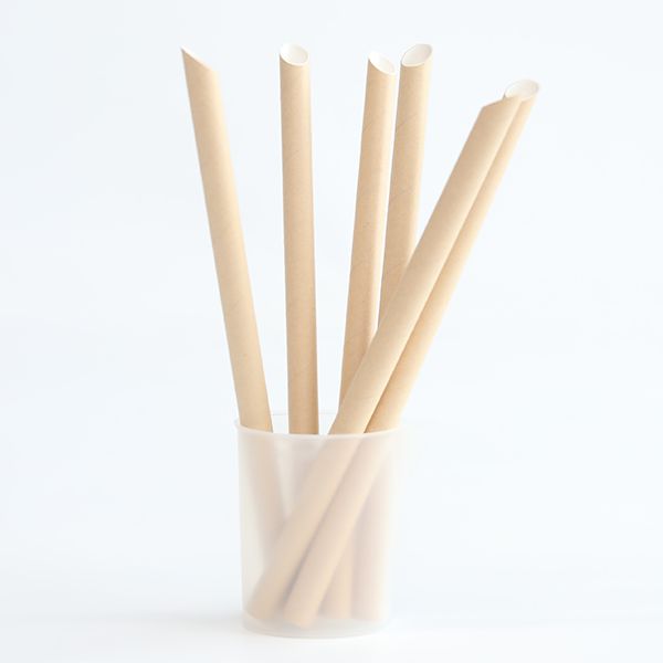 Pailles pointues en carton