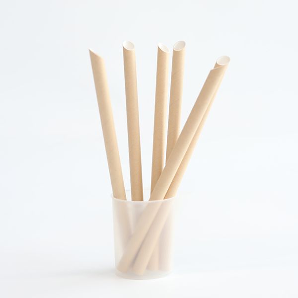 Paille pointue en carton de 10mm