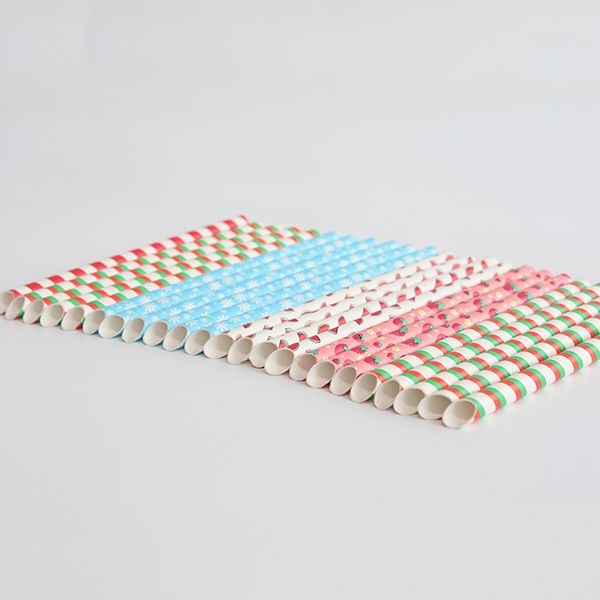 Paille pointue en carton de 12mm