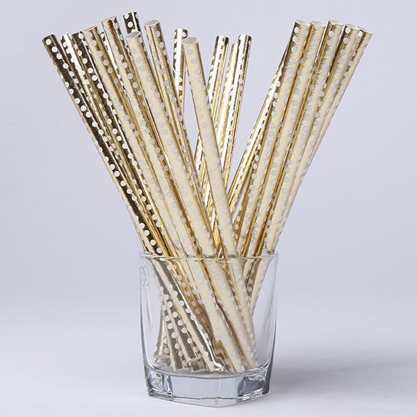 Paille droite en carton