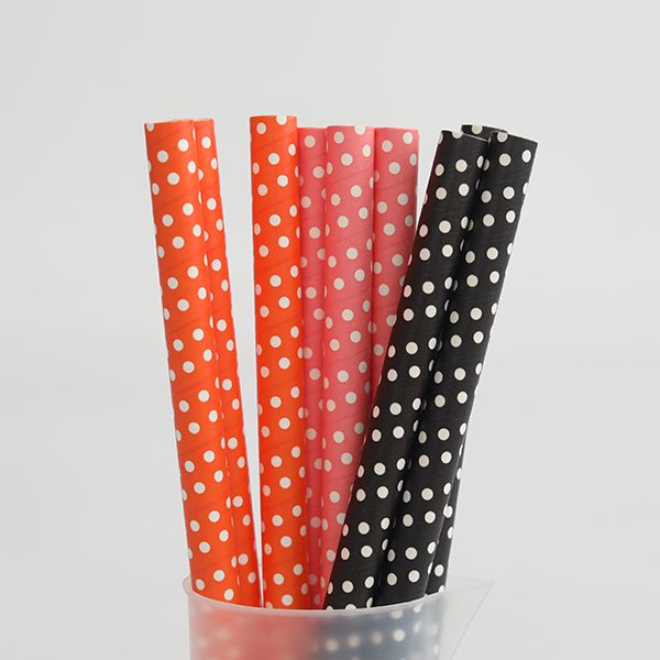 Paille droite en carton