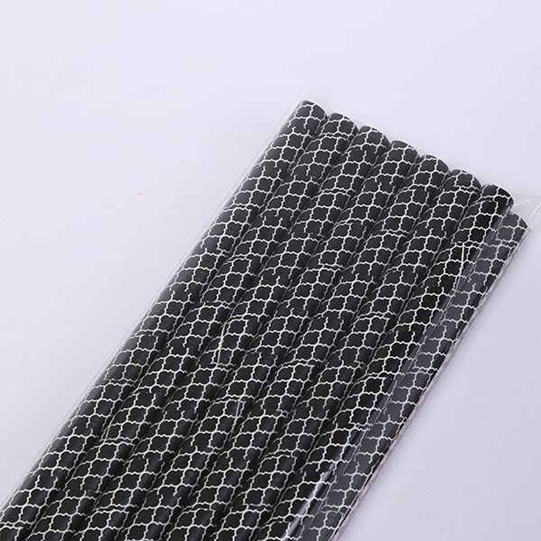 Paille droite en carton à 10mm