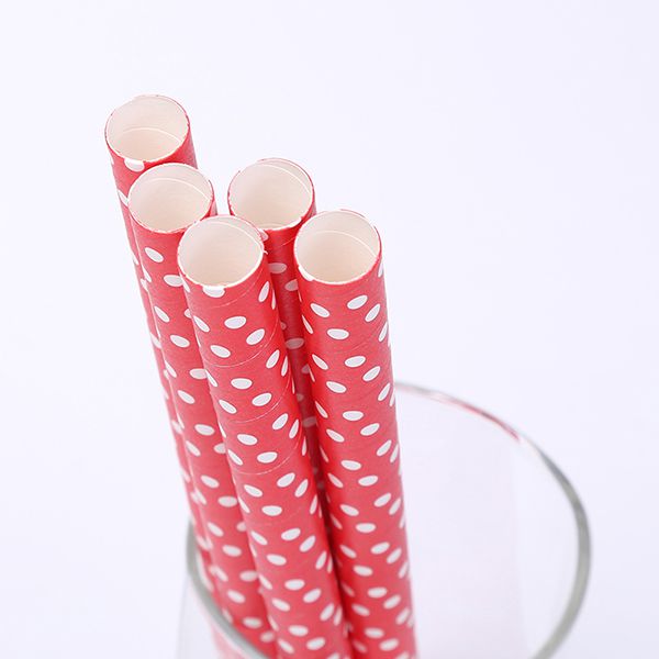 Paille droite en carton à 12mm