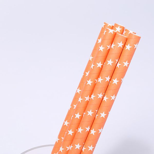 Paille droite en carton à 12mm