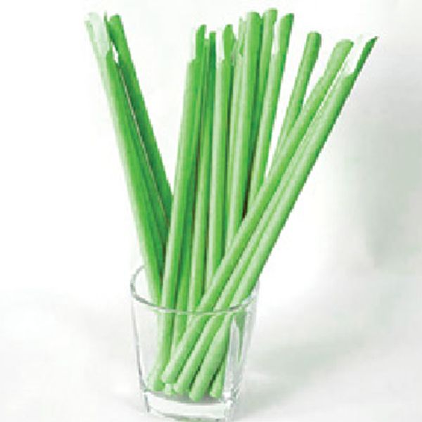 Paille cuillère en carton 6mm