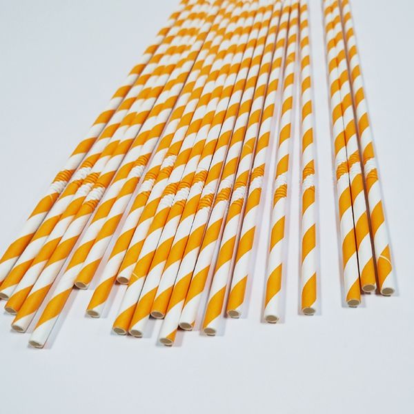 Paille pliable en carton
