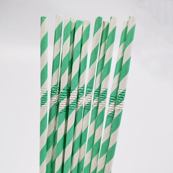 Paille pliable en carton