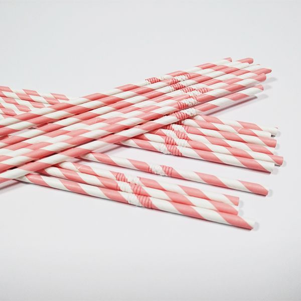 Paille pliable en carton