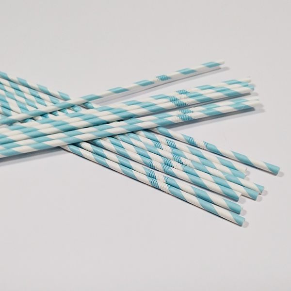 Paille pliable en carton