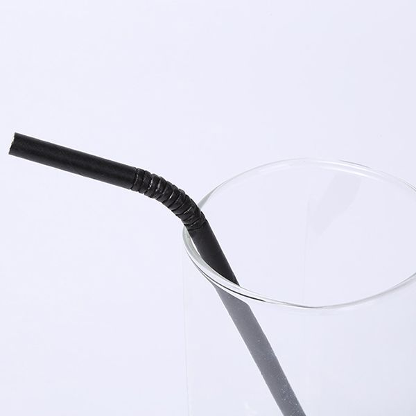 Paille pliable en carton