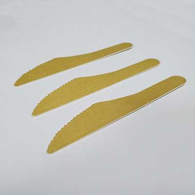 Couteau en papier brun