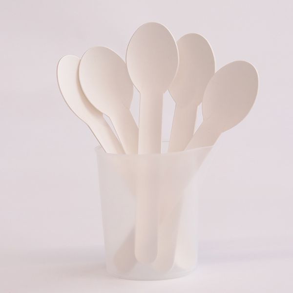 Cuillères jetables en carton