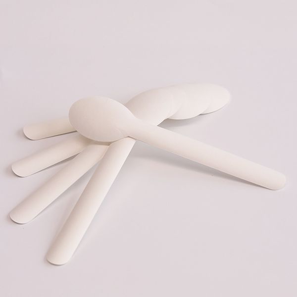 Cuillères jetables en carton