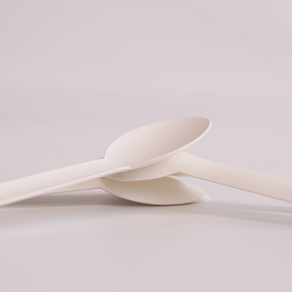 Cuillère en carton blanc/ Cuillère en carton Kraft