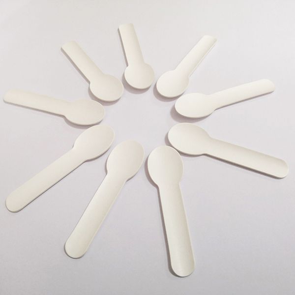 Cuillère à crème glacée en carton