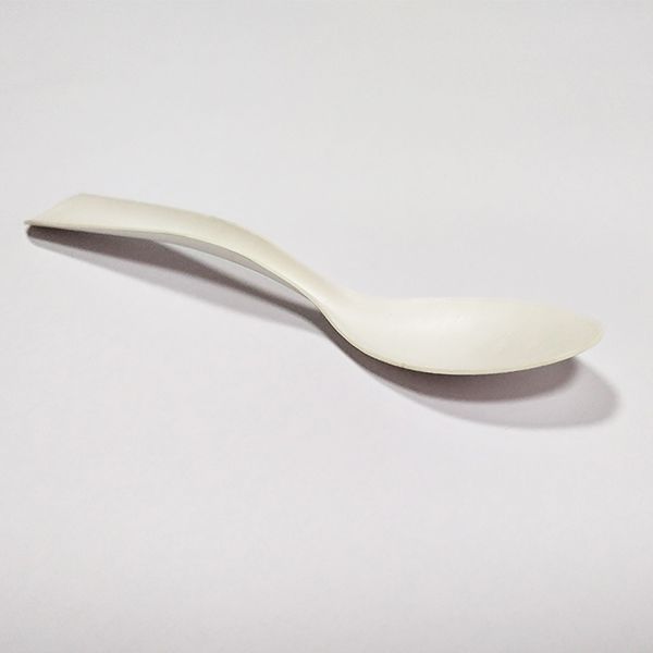 Grande cuillère à soupe en carton blanc