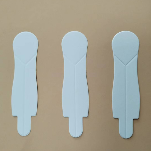 Cuillère de dégustation en carton pliable