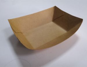 Plateaux de restauration en papier kraft