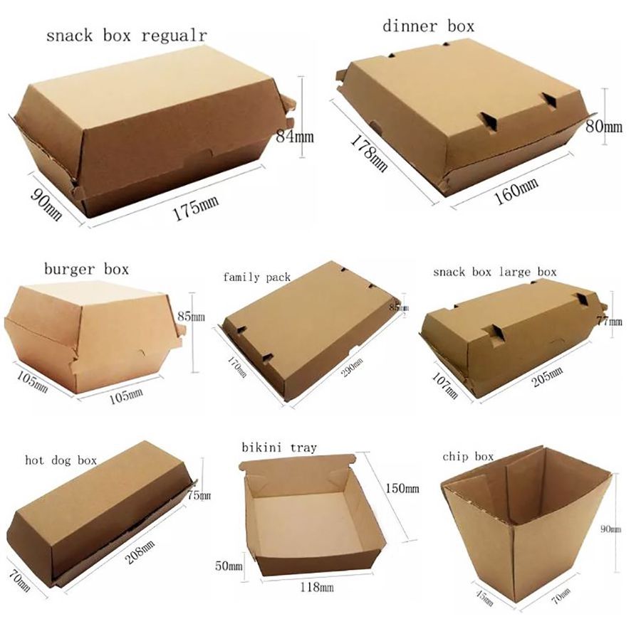 Récipients alimentaires en carton